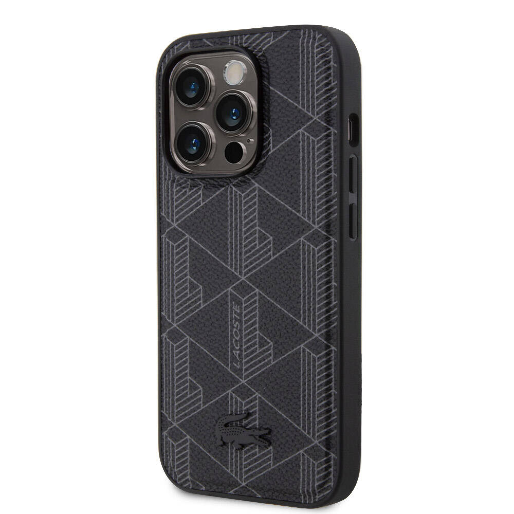 Lacoste iPhone 15 Pro Orjinal Lisanslı Magsafe Şarj Özellikli PU Deri Görünümlü Karışık Monogram Desenli Telefon Kılılfı - 2 Lacoste iPhone 15 Pro Orjinal Lisanslı Magsafe Şarj Özellikli PU Deri Görünümlü Karışık Monogram Desenli Telefon Kılılfı - 2